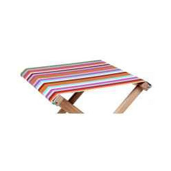 Toile pour tabouret repose pieds pliant Artiga Coton Getaria sur Ambiance Plaisir