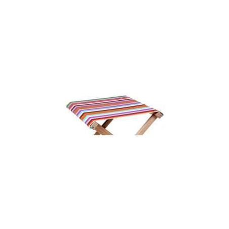 Toile pour tabouret repose pieds pliant Artiga Coton Getaria sur Ambiance Plaisir
