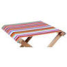 Toile pour tabouret repose pieds pliant Artiga Coton Getaria sur Ambiance Plaisir