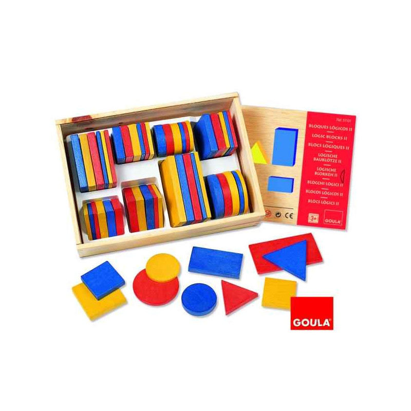 Jeu éveil Blocs logiques 2 Goula -51101 sur Ambiance Plaisir