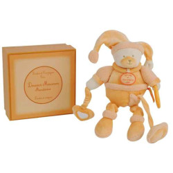 Peluche Pantin activité mandarine Douceur macaron doudou et compagnie -dc2083 sur Ambiance Plaisir