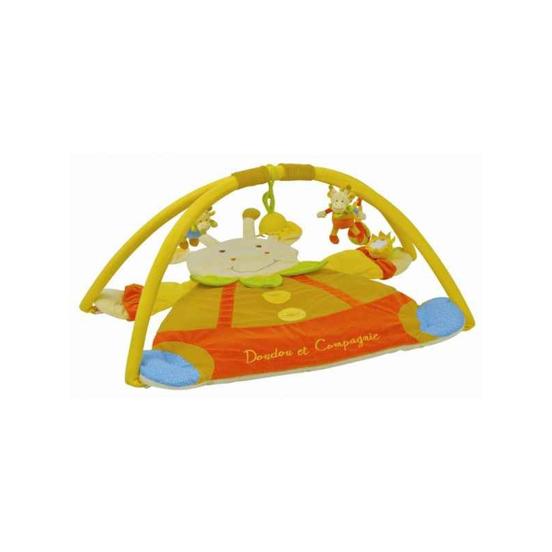 Tapis d'eveil silhouette girafe doudou et compagnie   dc2102