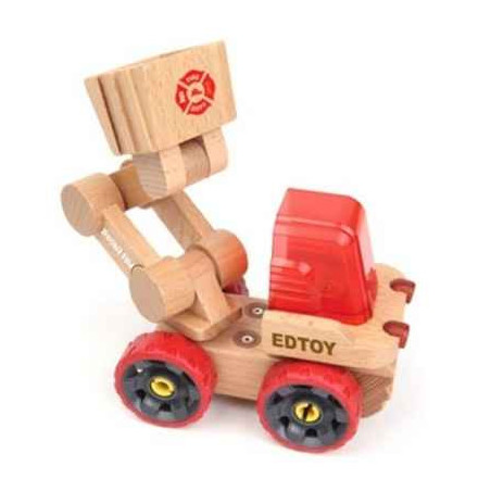 Remise immédiate sur Mini camion pompier en bois Manet transformobile m7a dans JouetsMini camion pompier en bois Manet transform