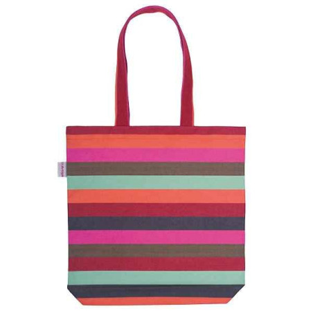 Sac bandouliere tissus Artiga toile Capbreton Fushia