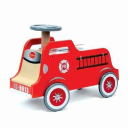 Porteur pompier bois Baghera -708 sur Ambiance Plaisir
