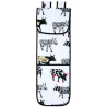 Manique grand modèle en coton Vache Black Cow -blckSPA3L sur Ambiance Plaisir