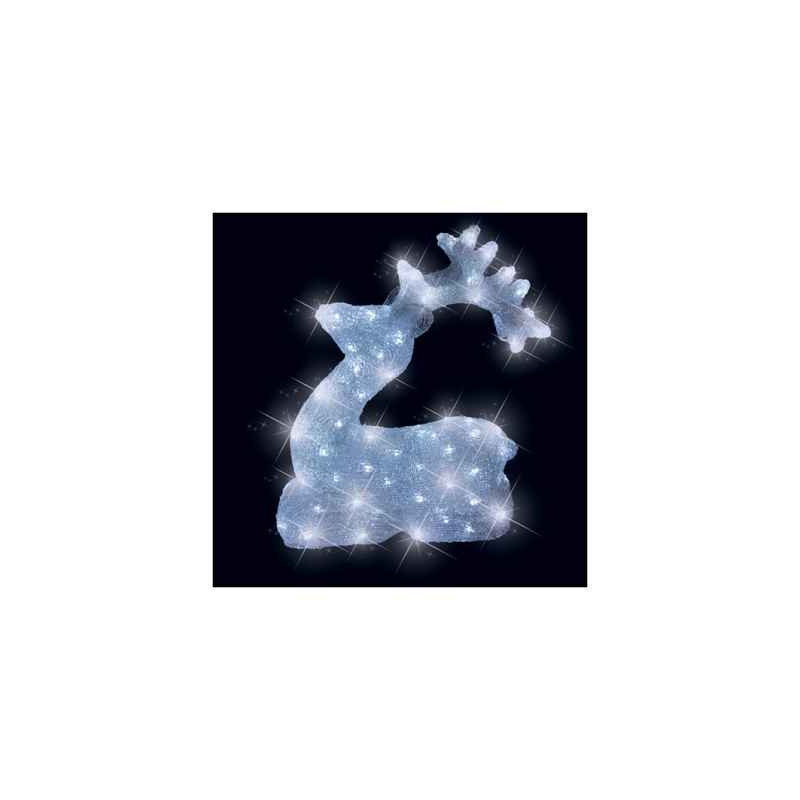 Renne lumineux l40l13.5h45.5 blanc 96led -371460 sur Ambiance Plaisir