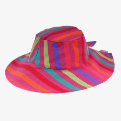 Chapeau capeline tissus Artiga toile Candresse  sur Ambiance Plaisir
