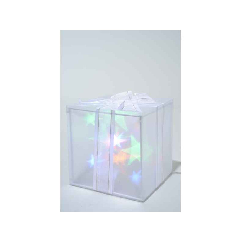 Led boite cadeau hologramme pvc -481155 sur Ambiance Plaisir