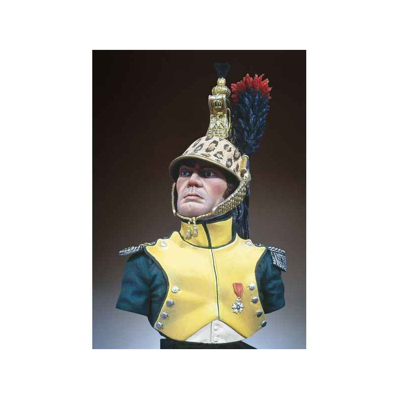 Figurine - Kit à peindre Buste Chef d'escadron dragons en 1810-1812 - S9-B17 sur Ambiance Plaisir
