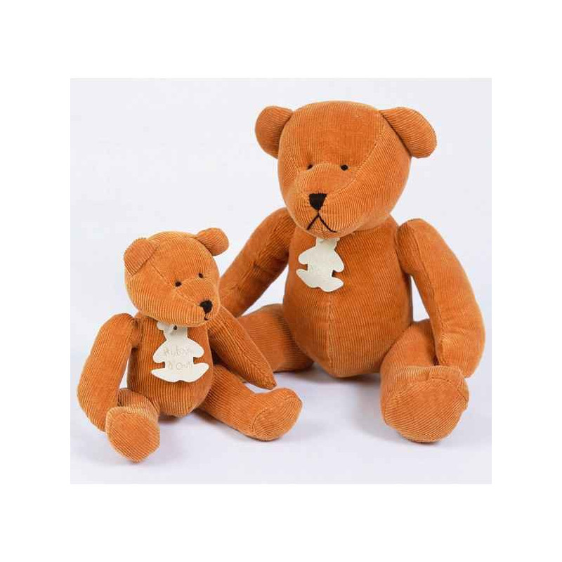 Une idée cadeau originale : Peluche Ours velours côtelé assortis petit modèle -ho1126 dans la catégorie JouetsPeluche Ours velou