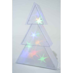 Led sapin hologramme pvc 60 cm -481159 sur Ambiance Plaisir