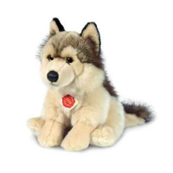 Une idée cadeau originale : Peluche Hermann Teddy peluche loup assis 29 cm dans la catégorie JouetsPeluche Hermann Teddy peluche
