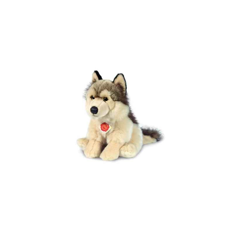 Une idée cadeau originale : Peluche Hermann Teddy peluche loup assis 29 cm dans la catégorie JouetsPeluche Hermann Teddy peluche