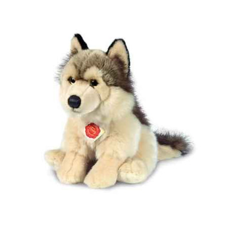 Une idée cadeau originale : Peluche Hermann Teddy peluche loup assis 29 cm dans la catégorie JouetsPeluche Hermann Teddy peluche