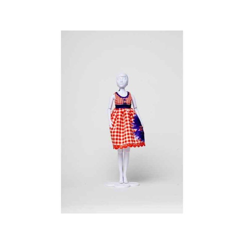 Audrey cornflower Dress Your Doll  -S412 -0301