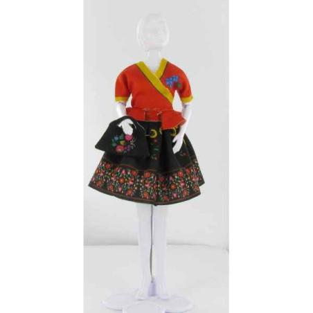 Steffi folk Dress Your Doll -S411-0202 sur Ambiance Plaisir