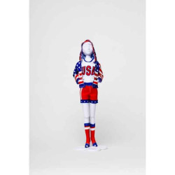 Sporty stars & stripes Dress Your Doll -S412-0204 sur Ambiance Plaisir