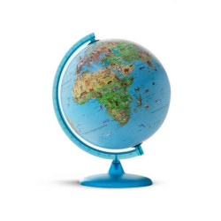 Globe lumineux safari 30 symboles caractéristiques des principales régions du 30 cm (diamètre) Sicjeg sur Ambiance Plaisir