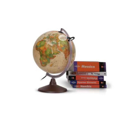 Globe lumineux marco polo 30 antique 30 cm (diamètre) Sicjeg sur Ambiance Plaisir