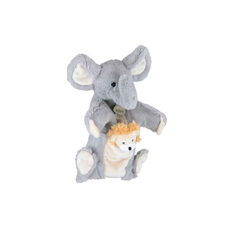 Marionnette elephant & mario à doigt lion histoire d'ours -2368 sur Ambiance Plaisir
