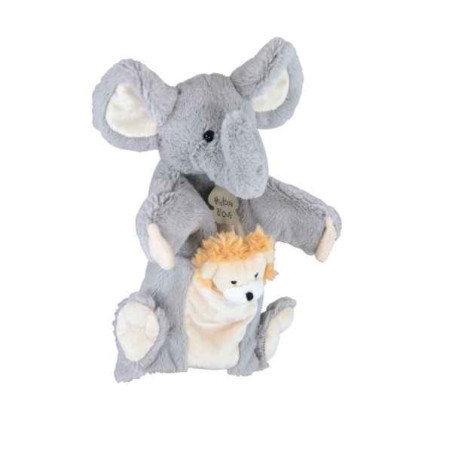 Marionnette elephant & mario à doigt lion histoire d'ours -2368 sur Ambiance Plaisir