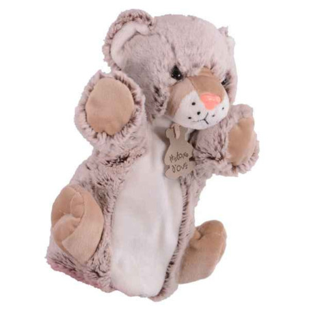 Marionnette z'animoos leopard des neiges histoire d'ours  -2379