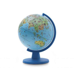 Globe non lumineuxmini safari 16 mini cartographie illustrée 16 cm (diamètre) Sicjeg sur Ambiance Plaisir