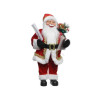 Père noël 45cm rouge avec plume, liste, cadeaux -0039w56 sur Ambiance Plaisir