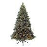 Sapin givre finley illuminé 210 cm Everlands -NF -671562