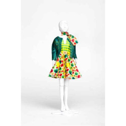 Lucy green Dress Your Doll -S313-0704 sur Ambiance Plaisir