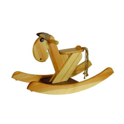 Bascule en bois Cheval omar Janoschik -302F sur Ambiance Plaisir