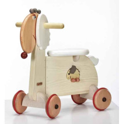 Bascule en bois Le mouton de molly coloré Janoschik -111F sur Ambiance Plaisir