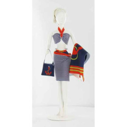 Nancy marine Dress Your Doll -S210-0102 sur Ambiance Plaisir