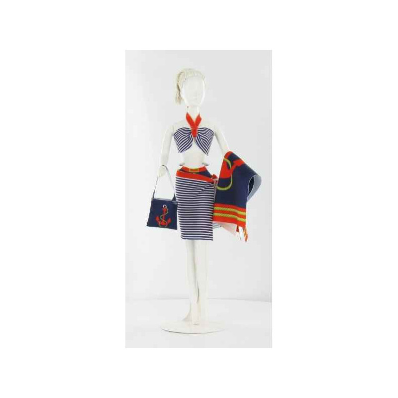 Nancy marine Dress Your Doll -S210-0102 sur Ambiance Plaisir