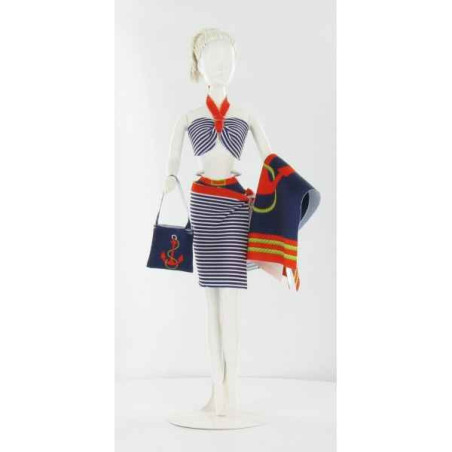 Nancy marine Dress Your Doll -S210-0102 sur Ambiance Plaisir