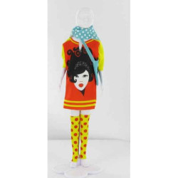 Sally girl red Dress Your Doll -S111-0803 sur Ambiance Plaisir