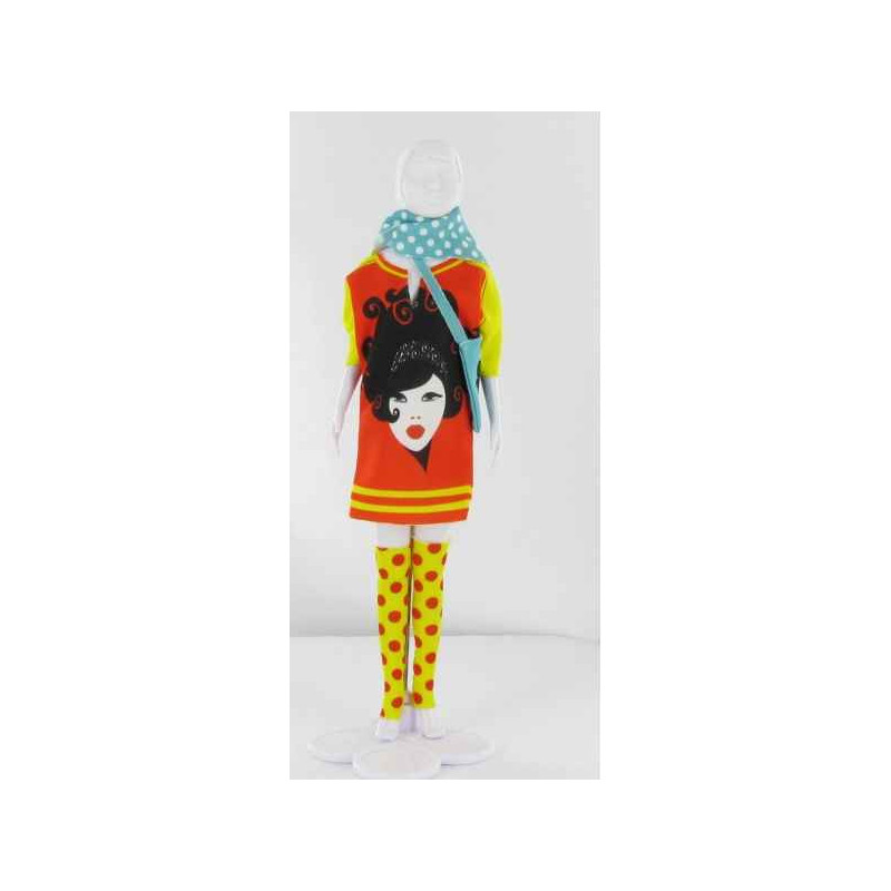 Sally girl red Dress Your Doll -S111-0803 sur Ambiance Plaisir