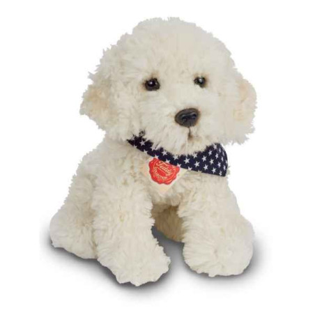 Peluche chien labrador assis 28 cm hermann teddy   91939 1