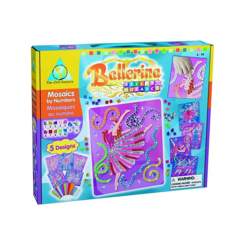 Coffret mosaïques autocollantes - ballerine the orb factory-ORB62262 sur Ambiance Plaisir