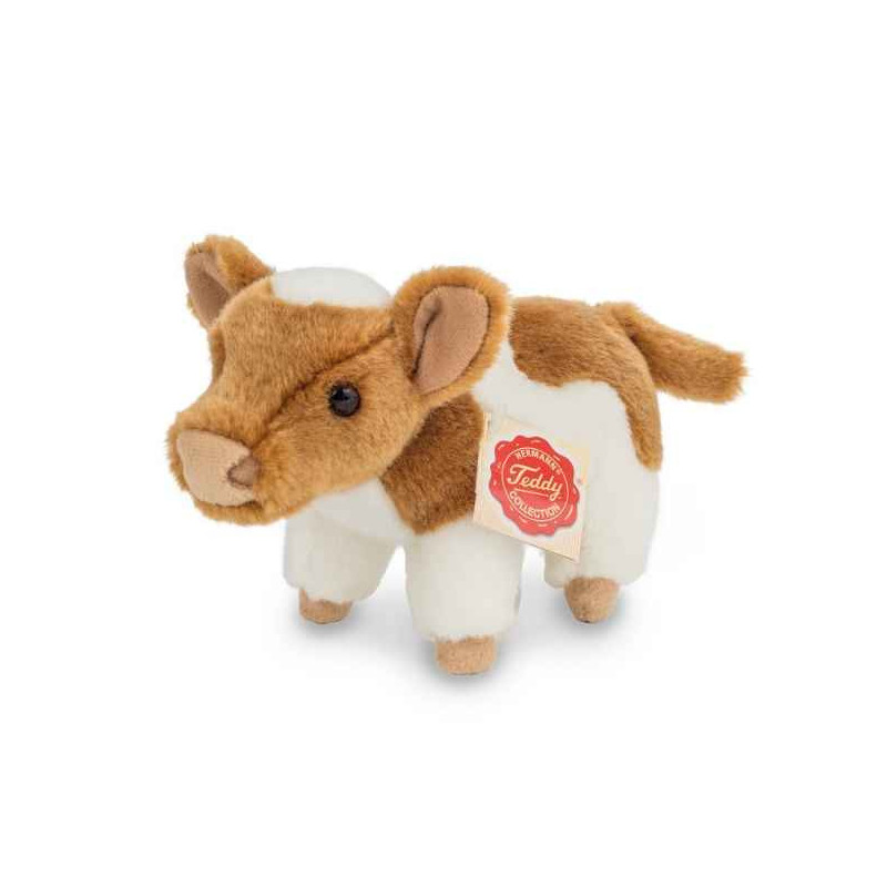 Une idée cadeau originale : Peluche vache debout 17 cm Hermann Teddy dans la catégorie JouetsPeluche vache debout 17 cm Hermann 