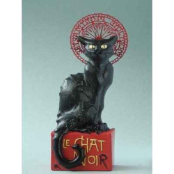 Animaux-Bois-Animaux-Bronzes.com propose Statuette le Chat noir 3dMouseion -PA15STE