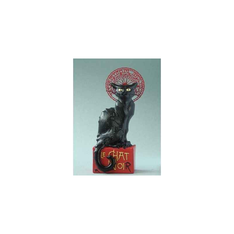 Animaux-Bois-Animaux-Bronzes.com propose Statuette le Chat noir 3dMouseion -PA15STE