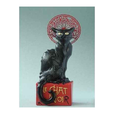 Animaux-Bois-Animaux-Bronzes.com propose Statuette le Chat noir 3dMouseion -PA15STE