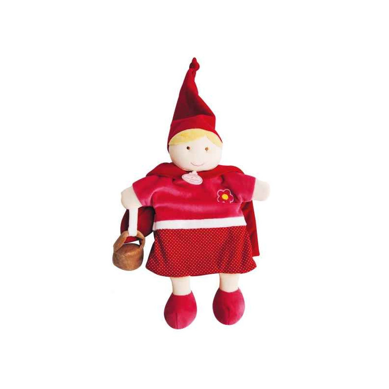 Une idée cadeau originale : Peluche Marionnette conte - petit chaperon rouge Doudou et Compagnie -DC2884 dans la catégorie Jouet