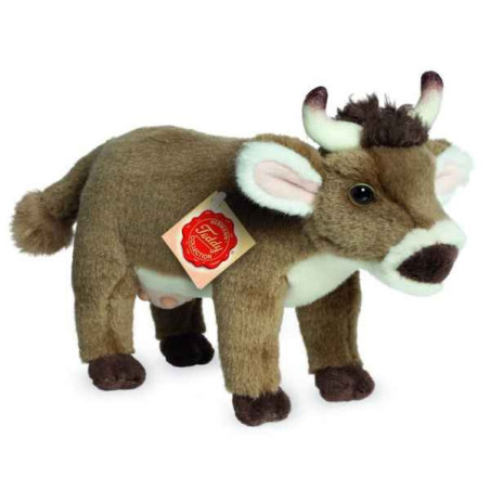 Peluche vache debout 22 cm hermann  -91727 4