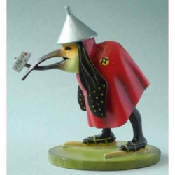 Décoration OiseauxStatuette oiseau avec lettre 3dMouseion -PA13JB 3dMouseion
