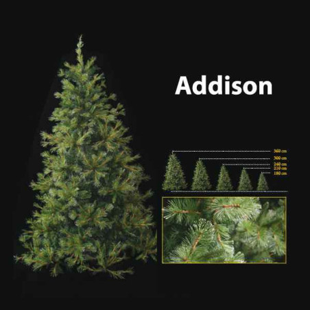 Sapin de Noël 120 cm Professionnel Addison Hard Needle Pine Tree Vert 