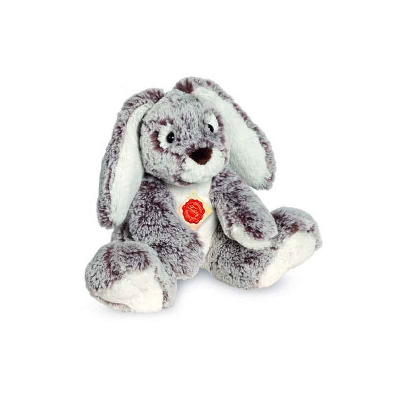 Peluche lapin gris assis 21 cm Hermann  sur Ambiance Plaisir