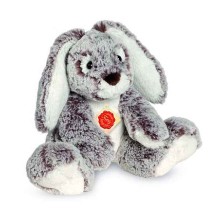 Peluche lapin gris assis 21 cm Hermann  -93844 6